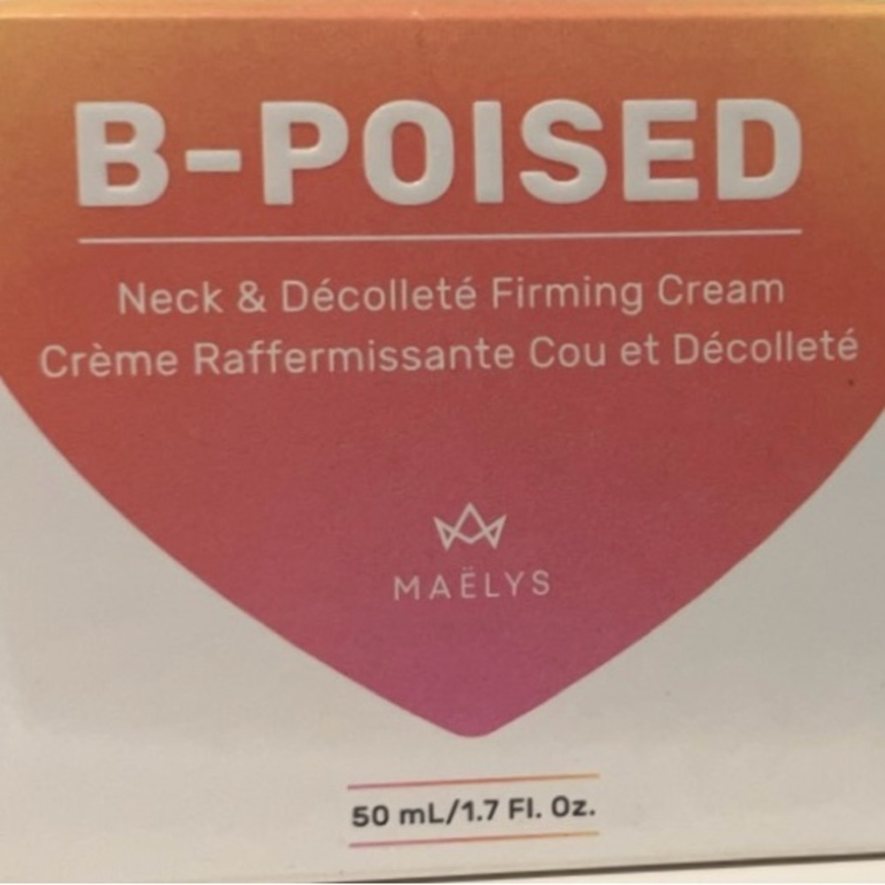 MAELYS—B-POISED-neck and décolleté firming cream. 50 mL/1.7 Fl. Oz.